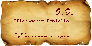 Offenbacher Daniella névjegykártya